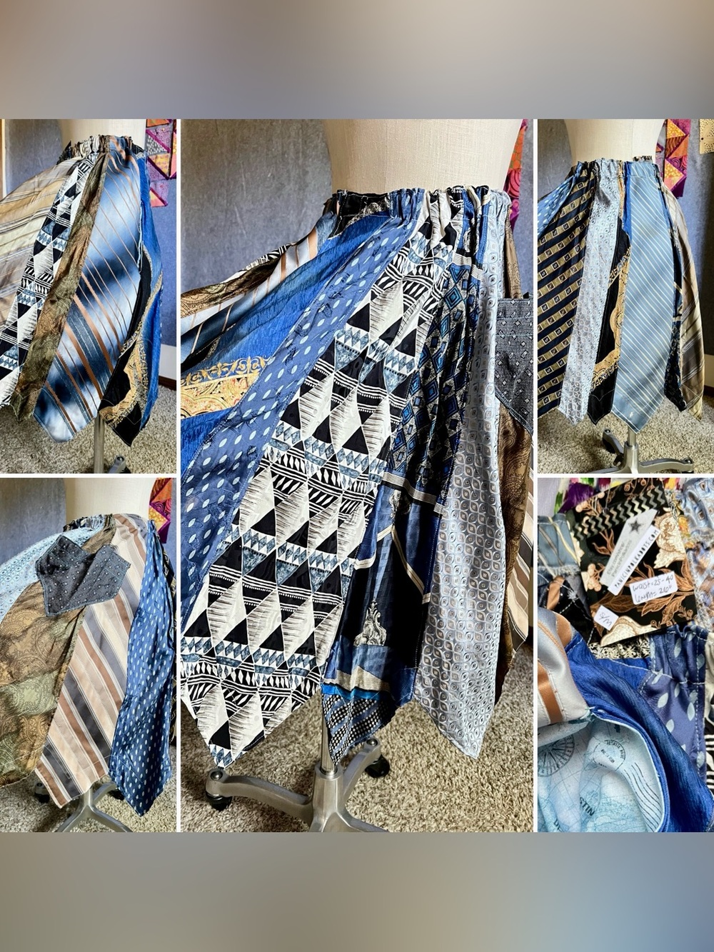 👔 Necktie Festival Skirt 👔 - Picture 2 of 16